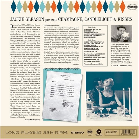 Jackie Gleason – Champagne, Candlelight & Kisses (LP, Limited Edition, Stereo, Vinyl) - фото 2