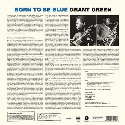 Grant Green – Born To Be Blue (LP, Reissue, Vinyl) - фото 3