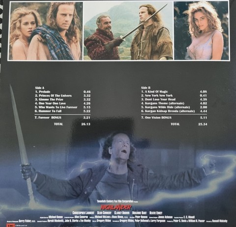 Queen – Highlander Original Soundtrack (Vinyl) - фото 2