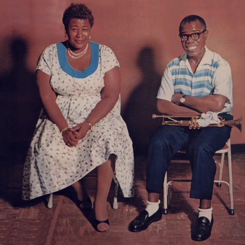 Ella Fitzgerald & Louis Armstrong – Ella & Louis (LP, Album, Reissue, Vinyl) - фото 1