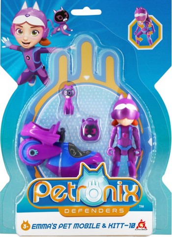 Петмобіль + фігурка Емми 7,5 см. Ігровий набір TM Petronix Defenders - фото 1