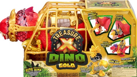Динозавр зі скарбами Dino Gold (золото динозаврів). Ігровий набір ТМ Treasure X - фото 1