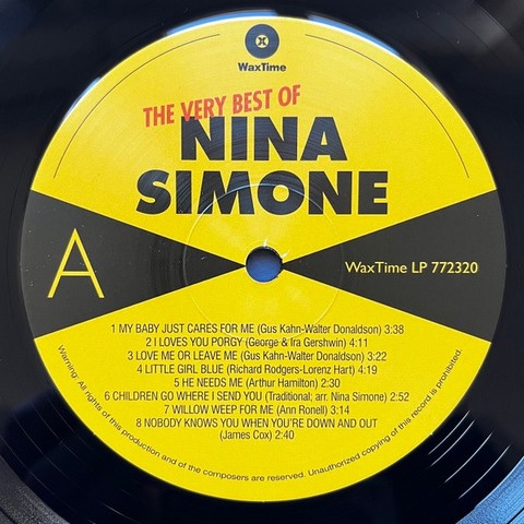 Nina Simone – The Very Best Of Nina Simone (LP, Compilation, Limited Edition, Stereo, Vinyl) - фото 3