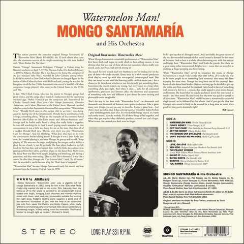 Mongo Santamaria – Watermelon Man! (LP, Album, Mono, Vinyl) - фото 2