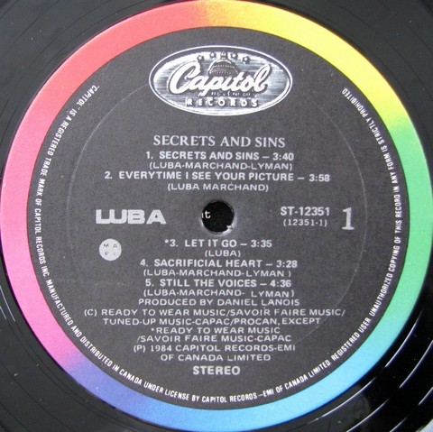 Luba – Secrets And Sins (Vinyl) - фото 3
