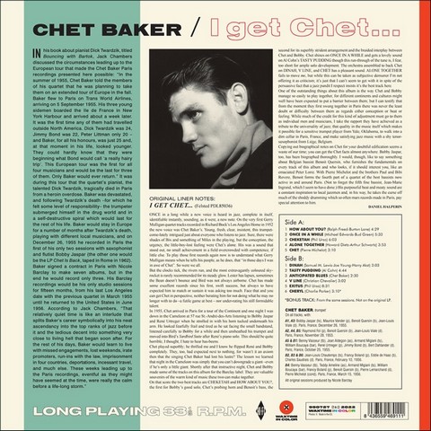 Chet Baker, Bobby Jaspar – I get Chet… (LP, Limited Edition, Reissue, Stereo, Red Vinyl, Vinyl) - фото 2