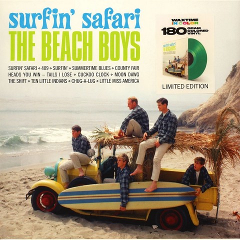 The Beach Boys – Surfin’ Safari (LP, Album, Limited Edition, Green Vinyl) - фото 1