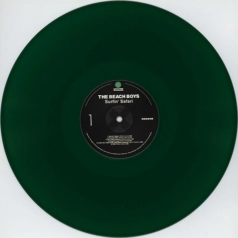 The Beach Boys – Surfin’ Safari (LP, Album, Limited Edition, Green Vinyl) - фото 3