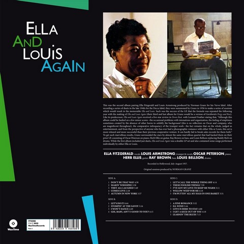 Ella Fitzgerald, Louis Armstrong – Ella And Louis Again (2LP, Album, 180 gram, Vinyl) - фото 2