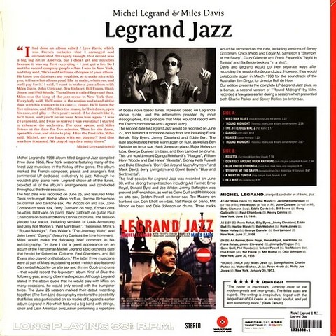 Michel Legrand & Miles Davis – Legrand Jazz (LP, Album, Limited Edition, Red Vinyl) - фото 2