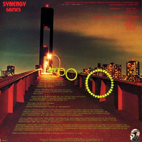 Synergy – Games – (LP, Album, Vinyl) - фото 2
