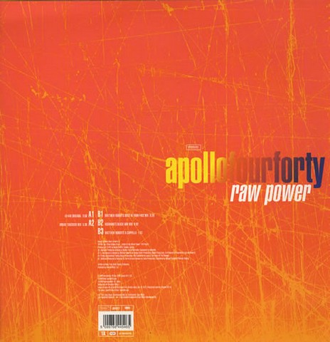 Apollo Four Forty – Raw Power (LP, Album, Vinyl) - фото 2