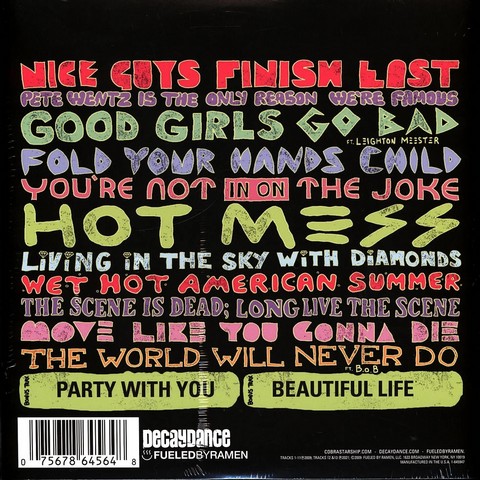 Cobra Starship – Hot Mess (LP, Album, Limited Edition, Silver Vinyl) - фото 2