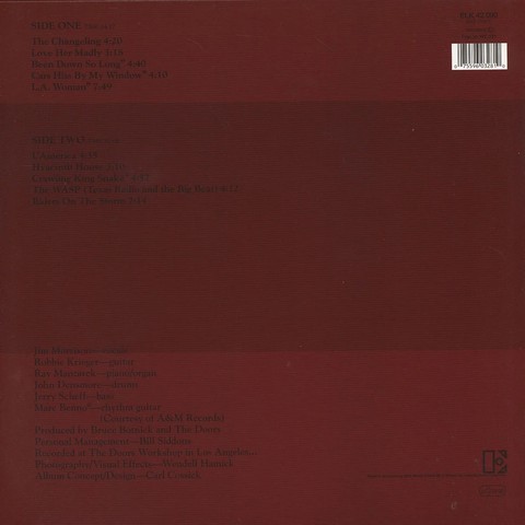 The Doors – L.A. Woman (LP, Album, Vinyl) - фото 2