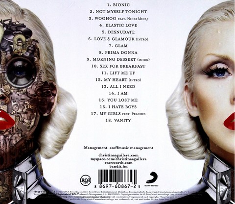 Christina Aguilera – Bionic (CD, Album) - фото 2