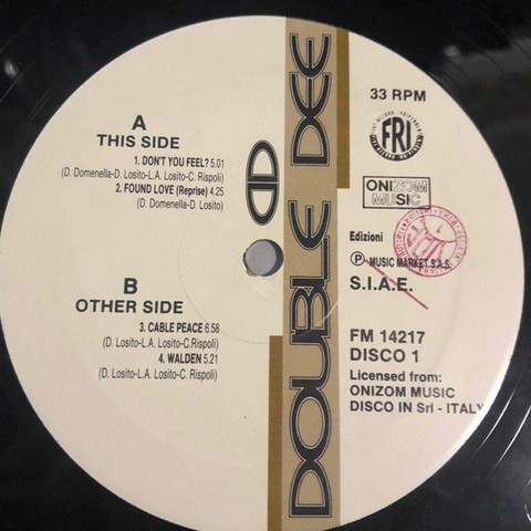 Double Dee – Double Dee (LP2, Album, Vinyl) - фото 3