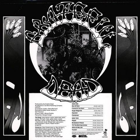 Grateful Dead – American Beauty (LP, Album, Stereo, Vinyl) - фото 2