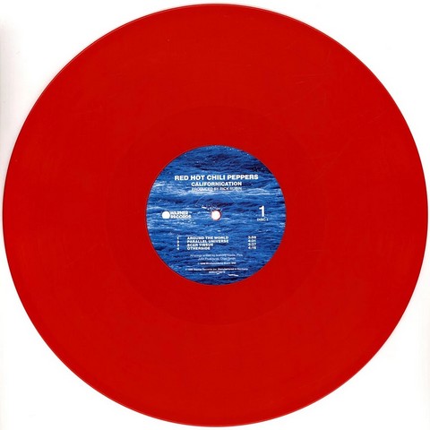 Red Hot Chili Peppers – Californication (2LP, Album, Limited Edition, Red, Blue Opaque [Ocean Blue] Vinyl ) - фото 2