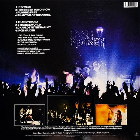 Iron Maiden – Iron Maiden (LP, Album, Reissue, Stereo, Vinyl) - фото 2