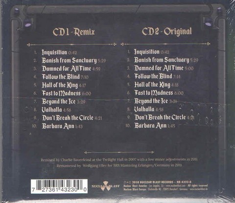 Blind Guardian – Follow The Blind (2CD, Album, Remastered) - фото 2