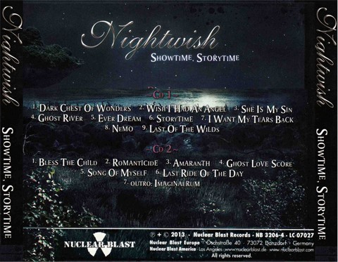 Nightwish – Showtime, Storytime (2CD, Album) - фото 2