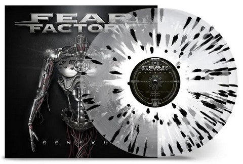 Fear Factory – Genexus (2LP, Album, Limited Edition, Crystal Clear W/ Black White Splatter Vinyl) - фото 3