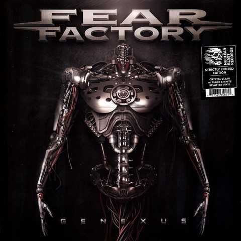 Fear Factory – Genexus (2LP, Album, Limited Edition, Crystal Clear W/ Black White Splatter Vinyl) - фото 1