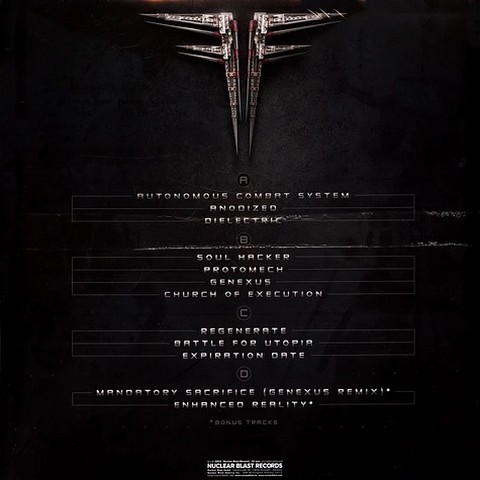 Fear Factory – Genexus (2LP, Album, Limited Edition, Crystal Clear W/ Black White Splatter Vinyl) - фото 2