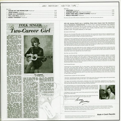 Joni Mitchell – Early Joni - 1963 (LP, Album, 180g, Vinyl) - фото 2