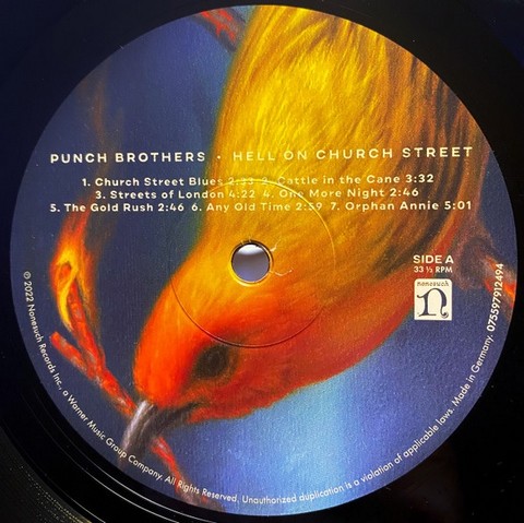 Punch Brothers – Hell On Church Street (LP, Album, Vinyl) - фото 4