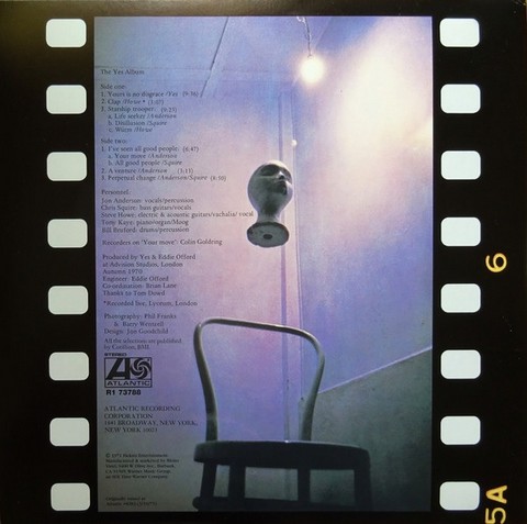 Yes – The Yes Album (LP, Album, 180 Gram, Vinyl) - фото 3