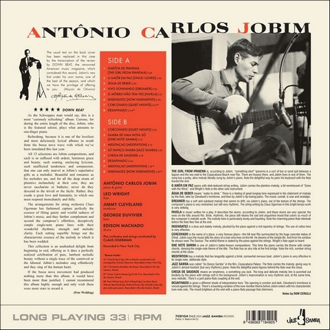 Antonio Carlos Jobim – The Girl From Ipanema (LP, Stereo, Vinyl) - фото 2