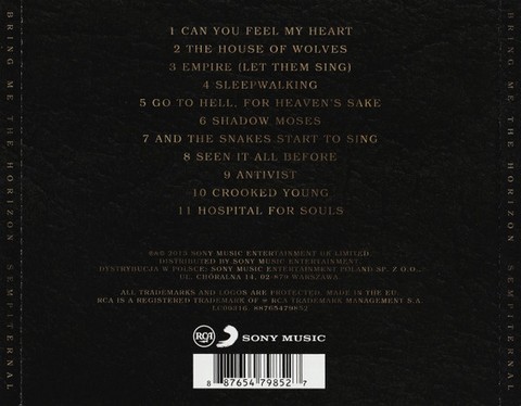 Bring Me The Horizon – Sempiternal (CD, Album) - фото 2