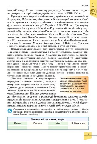 Історія України. 7 клас. Підручник - фото 5
