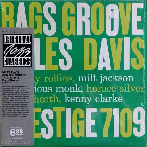 Miles Davis – Bags Groove (LP, Album, Reissue, Vinyl) - фото 1
