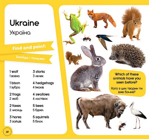 100 words about animals of the world / 100 слів про тварин світу - фото 4