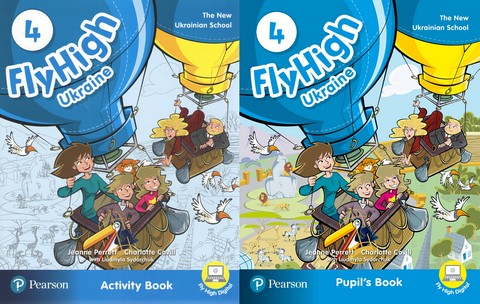 Комплект Fly High Ukraine 4 Activity Book + Pupil's...