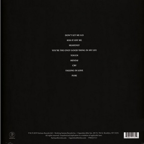 Cigarettes After Sex – Cry (Deluxe Edition, Limited Edition, Foil Gatefold, 180 gram Vinyl) - фото 2