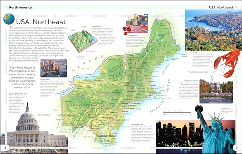 Childrens Illustrated World Atlas - фото 3