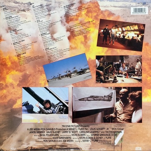 Iron Eagle (Original Motion Picture Soundtrack) (LP, Album, Compilation, Stereo, Vinyl) - фото 2
