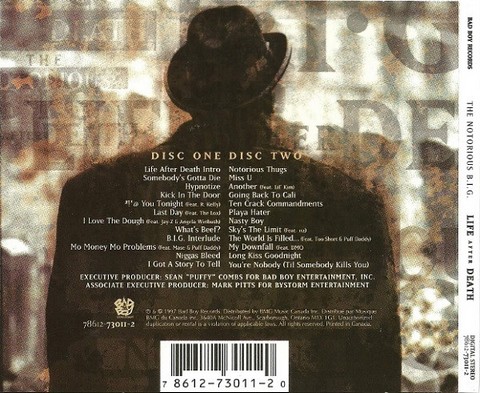 The Notorious B.I.G. – Life After Death (2CD, Album) - фото 2