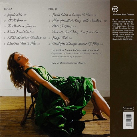 Diana Krall – Christmas Songs (LP, Album, Vinyl) - фото 2