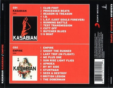 Kasabian – Kasabian / Empire (2CD, Album, Compilation) - фото 3