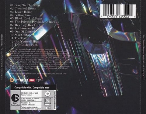 The Chemical Brothers – Singles 93-03 (CD, Compilation) - фото 2