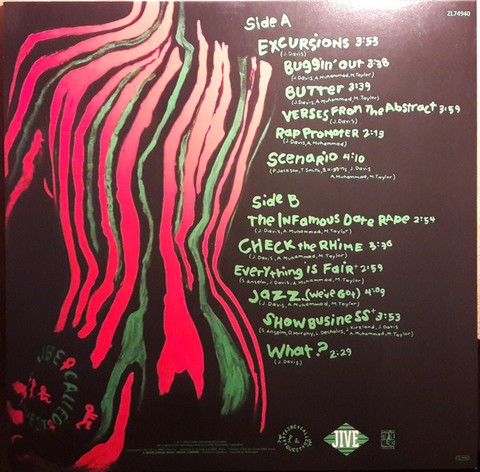A Tribe Called Quest – The Low End Theory (LP, Album, Reissue) - фото 2