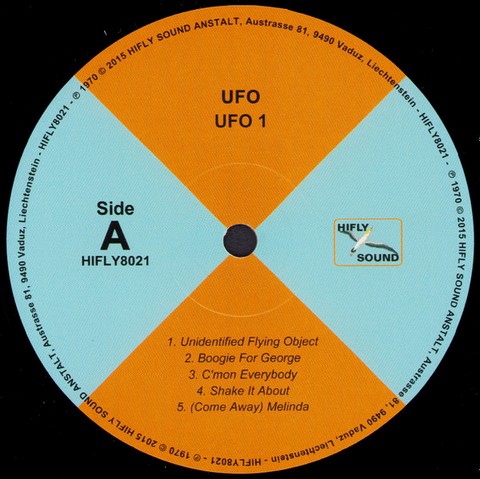 UFO – UFO 1 (LP, Album, Reissue, Stereo) - фото 3