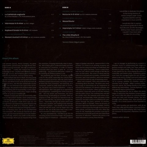 Yannick Nezet-Seguin – Introspection: Solo Piano Sessions (LP, Album, Stereo, Vinyl) - фото 2