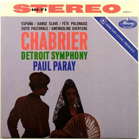 Chabrier – Espana / Danse Slave / Fete Polonaise / Suite Pastorale / Gwendoline Overture (LP, Album, Vinyl) - фото 1