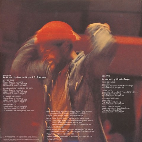 Marvin Gaye – Lets Get It On (LP, Album, Vinyl) - фото 3