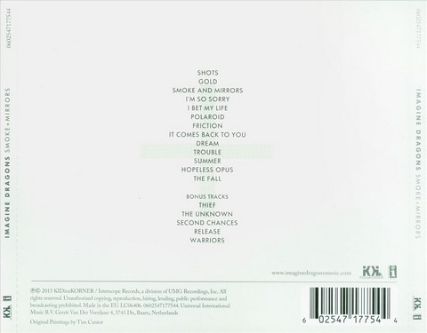 Imagine Dragons – Smoke + Mirrors (CD, Album, Deluxe Edition) - фото 2